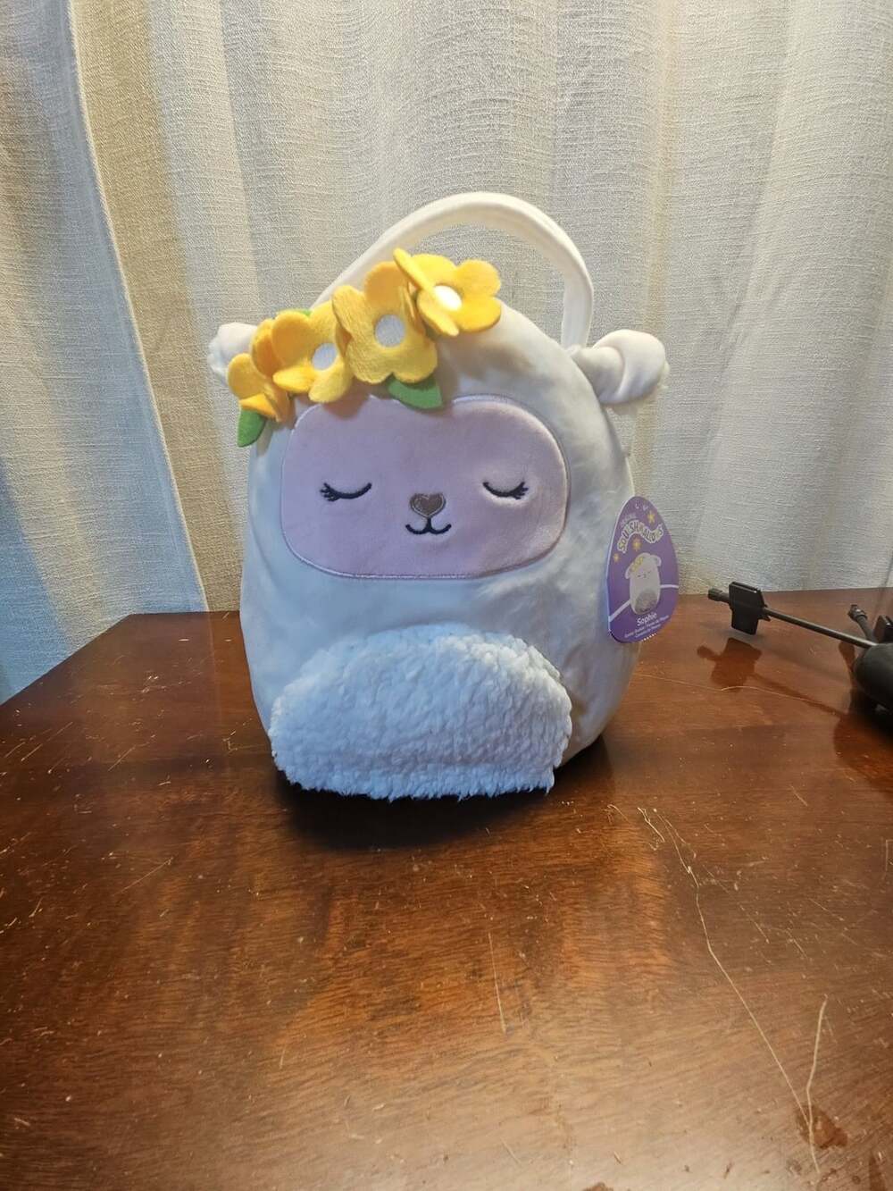 Squishmallows Sophie The Lamb Easter Basket Plush